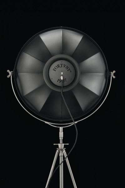 Paralume Fortuny Studio nero retro