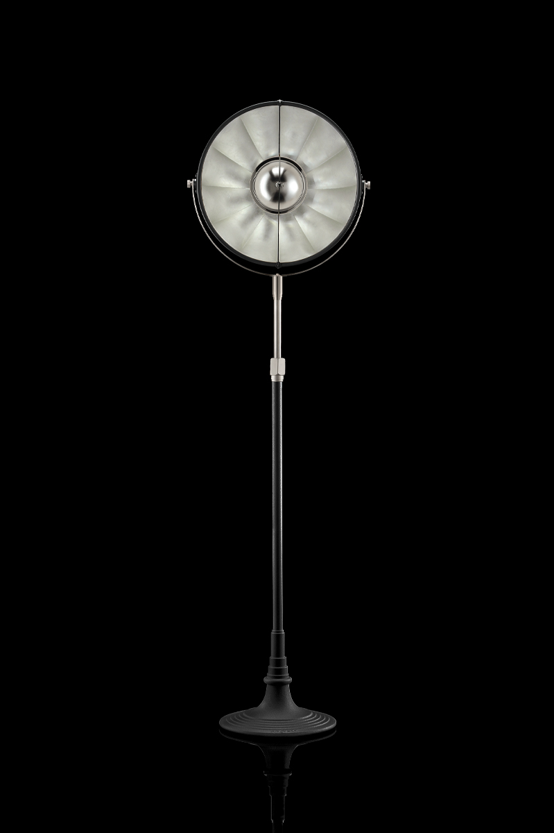 Fortuny lamp Studio 1907 Atelier 32 black and silver