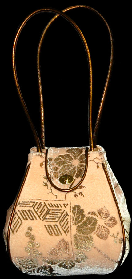 Borsa Fortuny Moretta 904 in velluto stampato