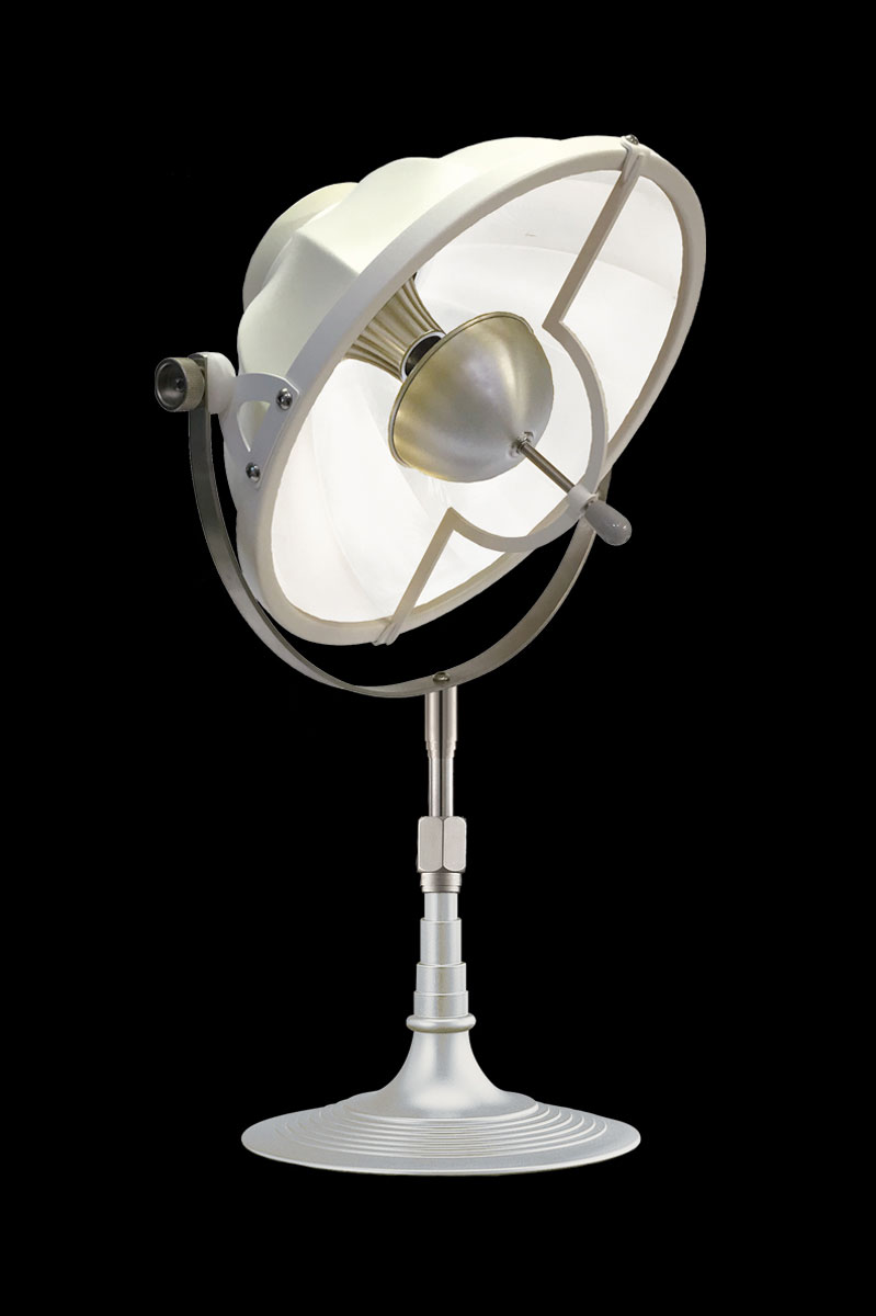 Lampada da tavolo Fortuny Armilla 32 bianca