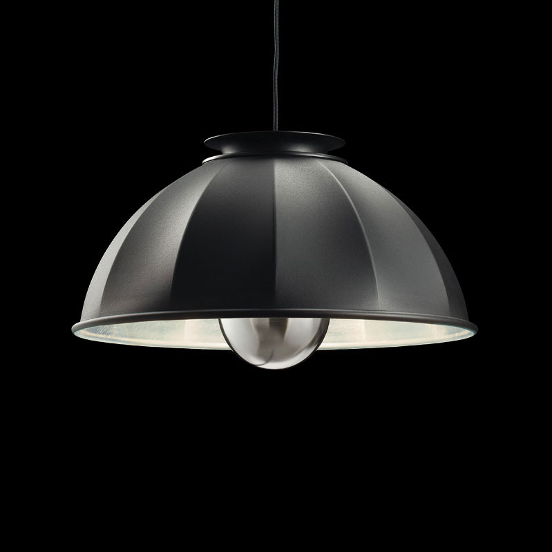 Fortuny Cupola ceiling lamp black and silver