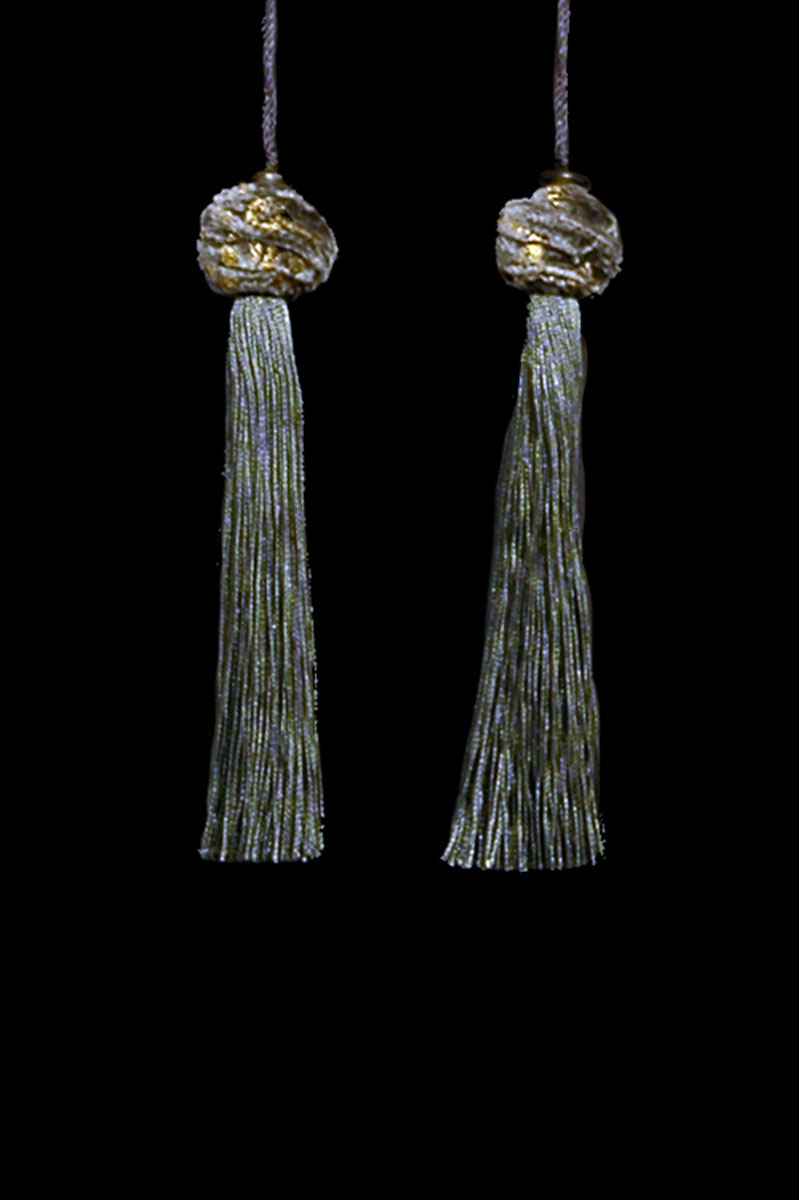 Venetia Studium Turbante couple of cast iron key tassels