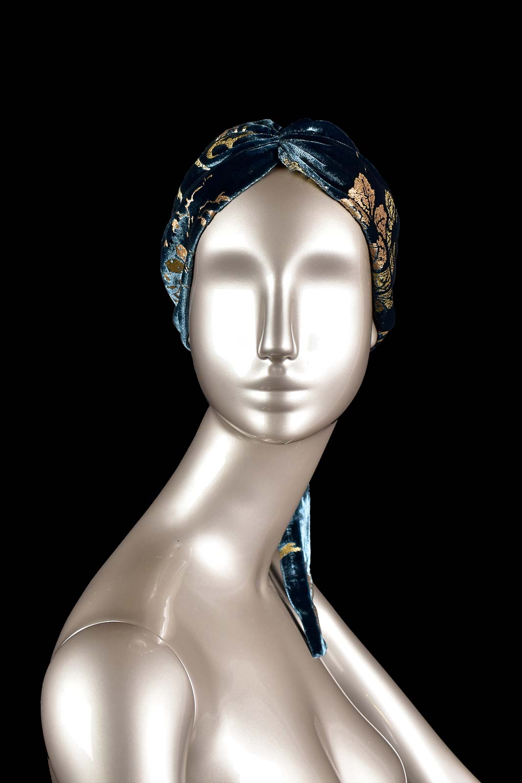 Fortuny Printed Velvet Headband