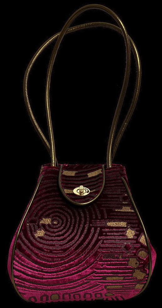 Fortuny Moretta printed velvet bag