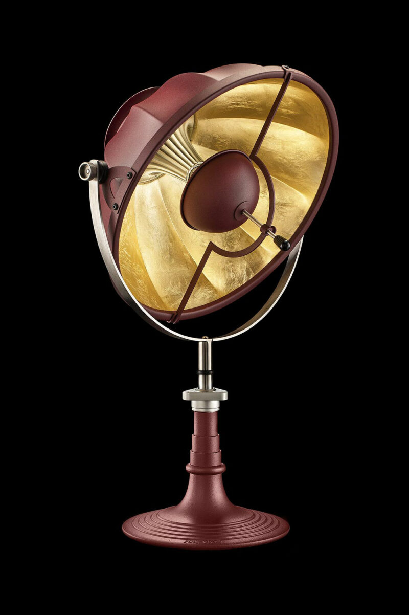 Armilla table lamp Red Gold Leaf