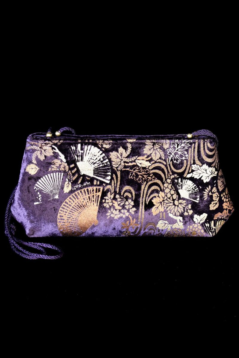 Fortuny Baguette velvet pochette bag
