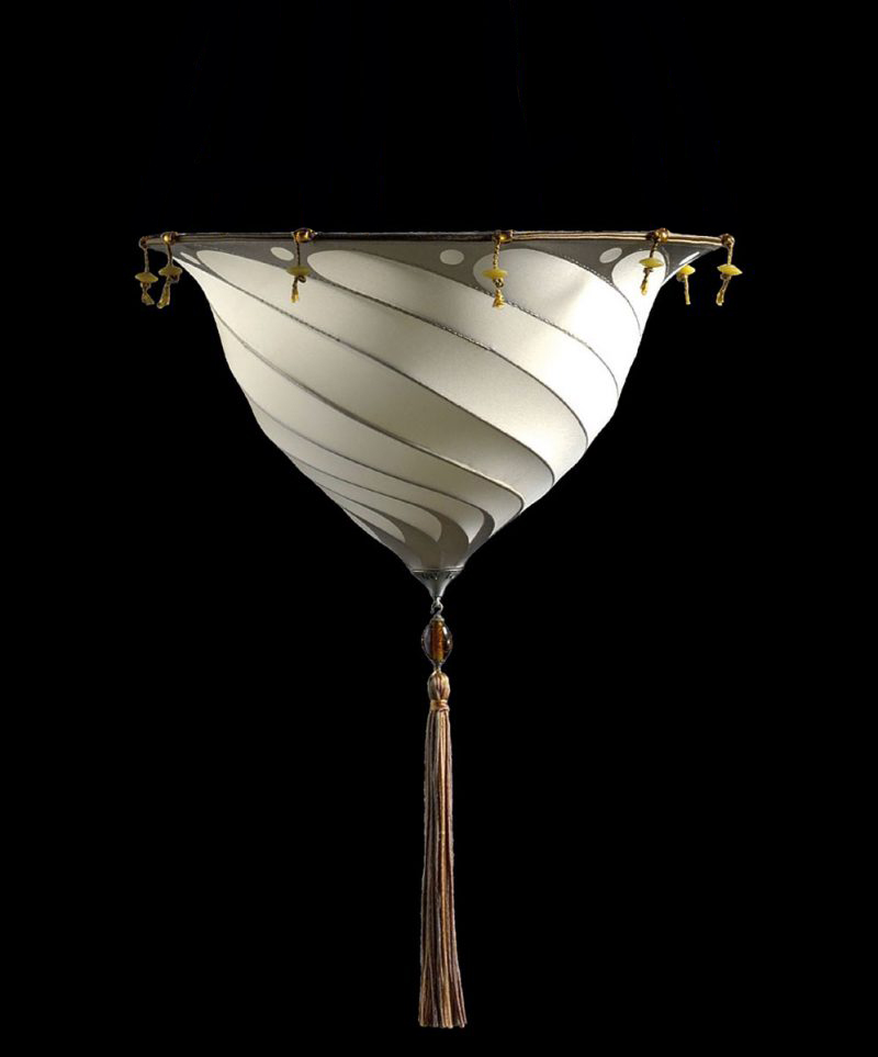 Fortuny Samarkanda Plain silk lamp
