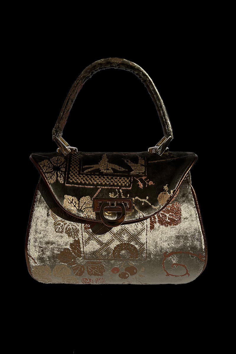 Fortuny Felze velvet bag | Riassunto Olive Green