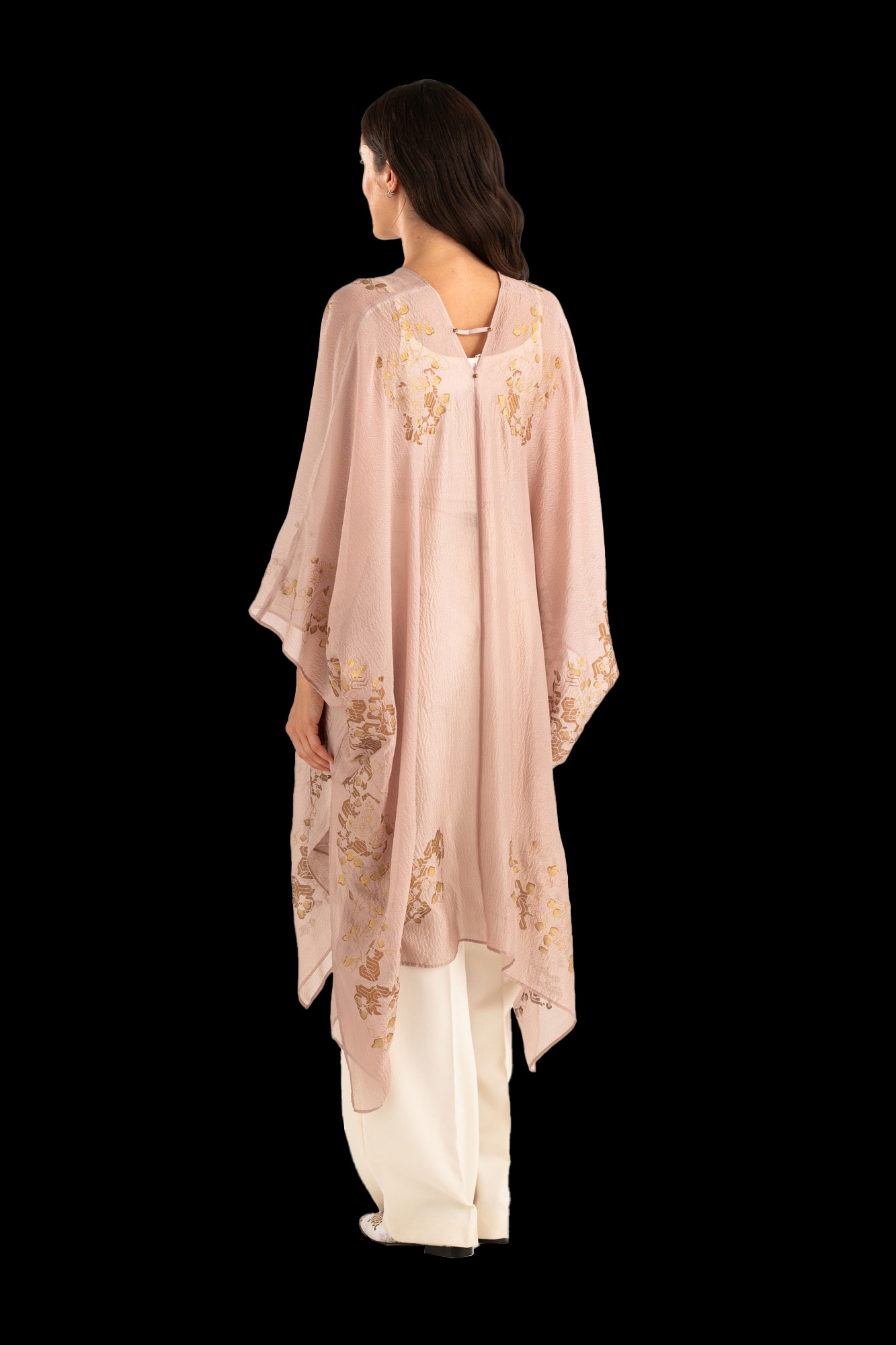 Esther Soprabito da Sera in Crepe Georgette | Ramage Malva