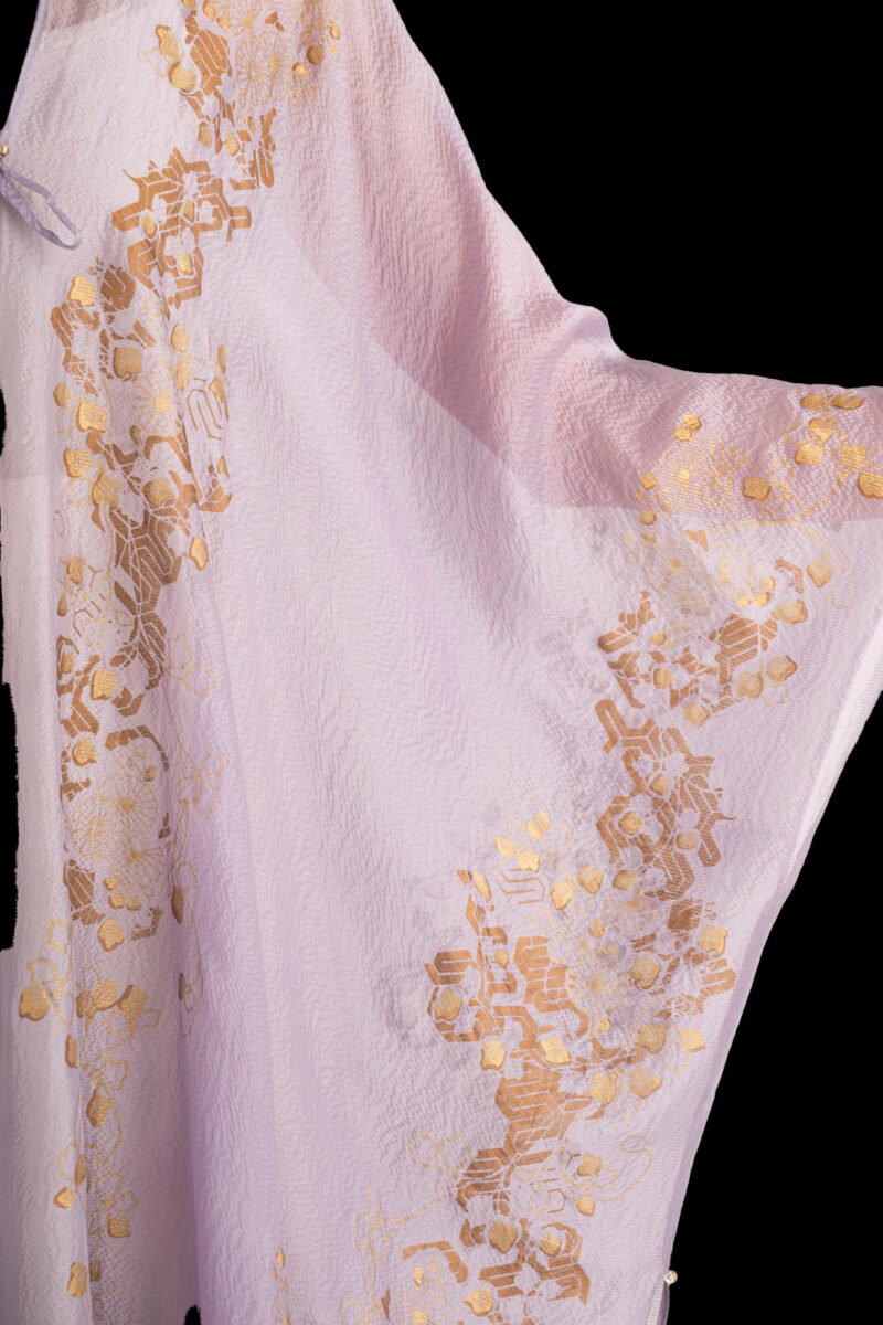 Esther Soprabito da Sera in Crepe Georgette | Ramage Lavanda