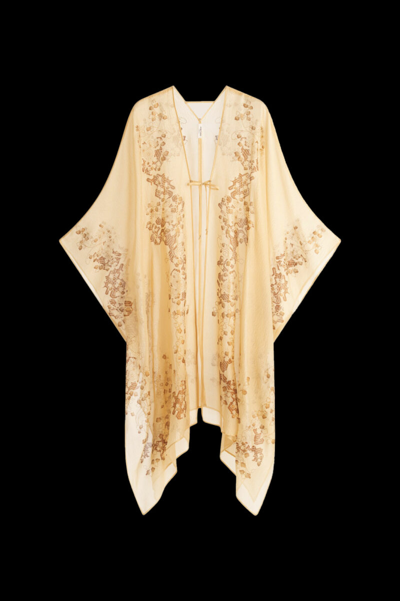 Esther Soprabito da Sera in Crepe Georgette | Ramage Beige