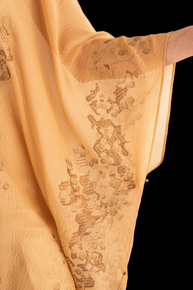Esther Soprabito da Sera in Crepe Georgette | Ramage Biscotto chiaro