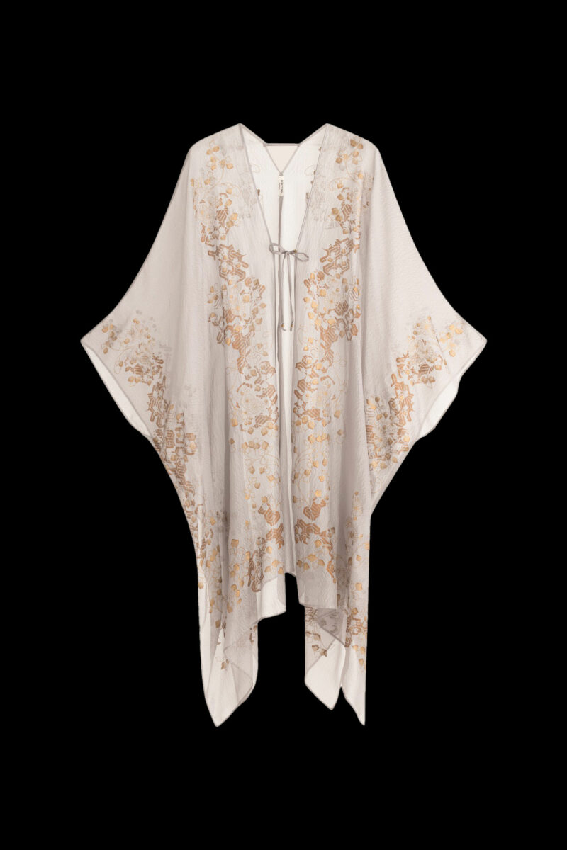 Esther Soprabito da Sera in Crepe Georgette | Ramage Taupe