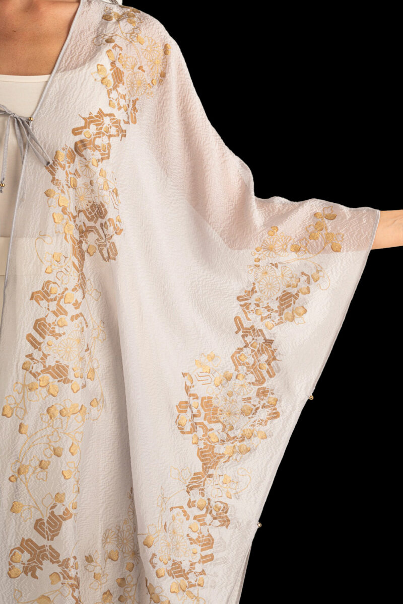 Esther Soprabito da Sera in Crepe Georgette | Ramage Taupe