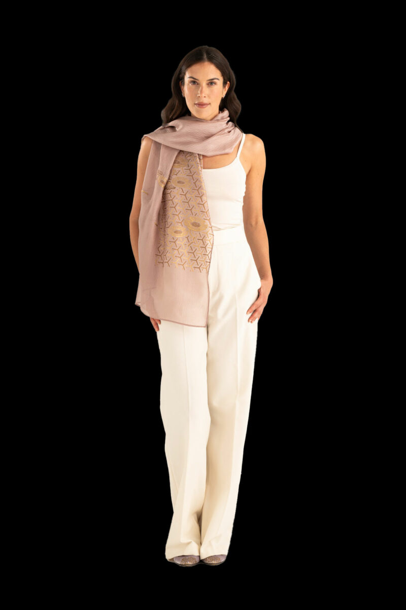Sciarpa in Crepe Georgette | Japan Malva