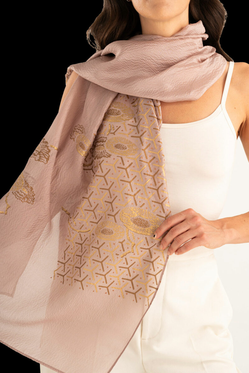 Sciarpa in Crepe Georgette | Japan Malva