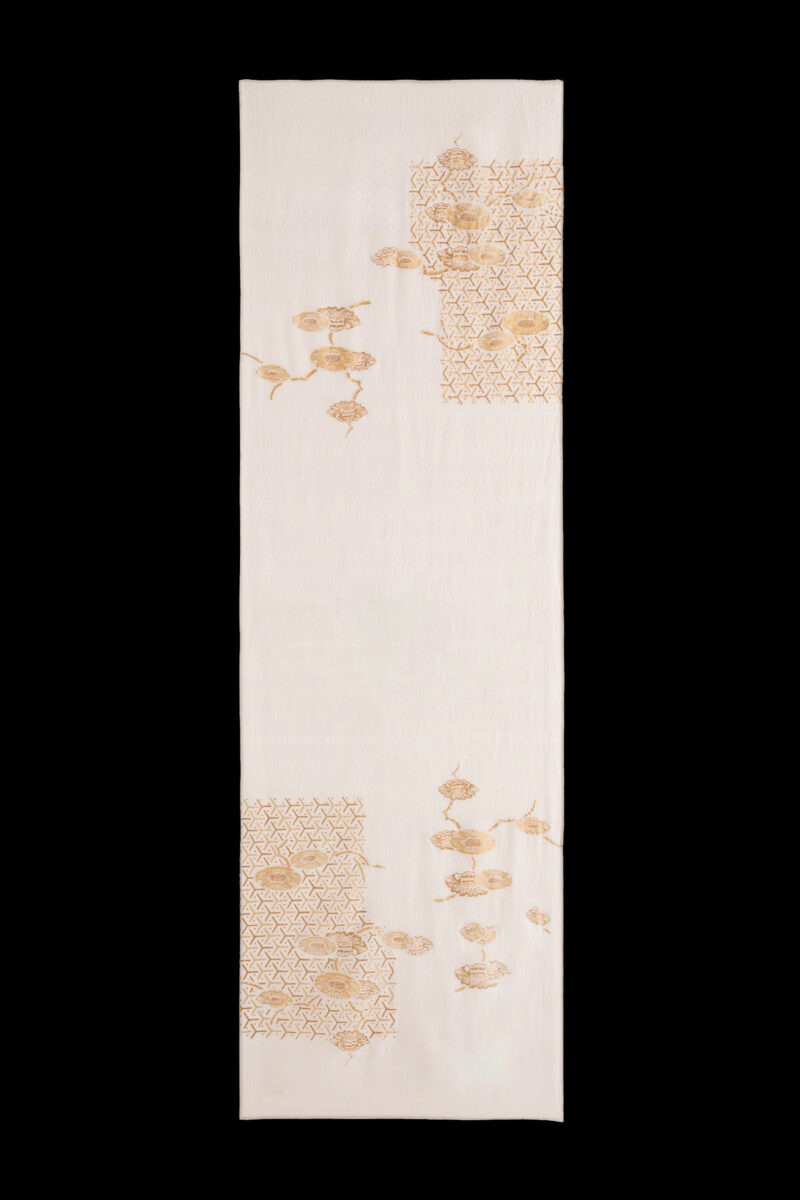 Sciarpa in Crepe Georgette | Japan Marron glacé