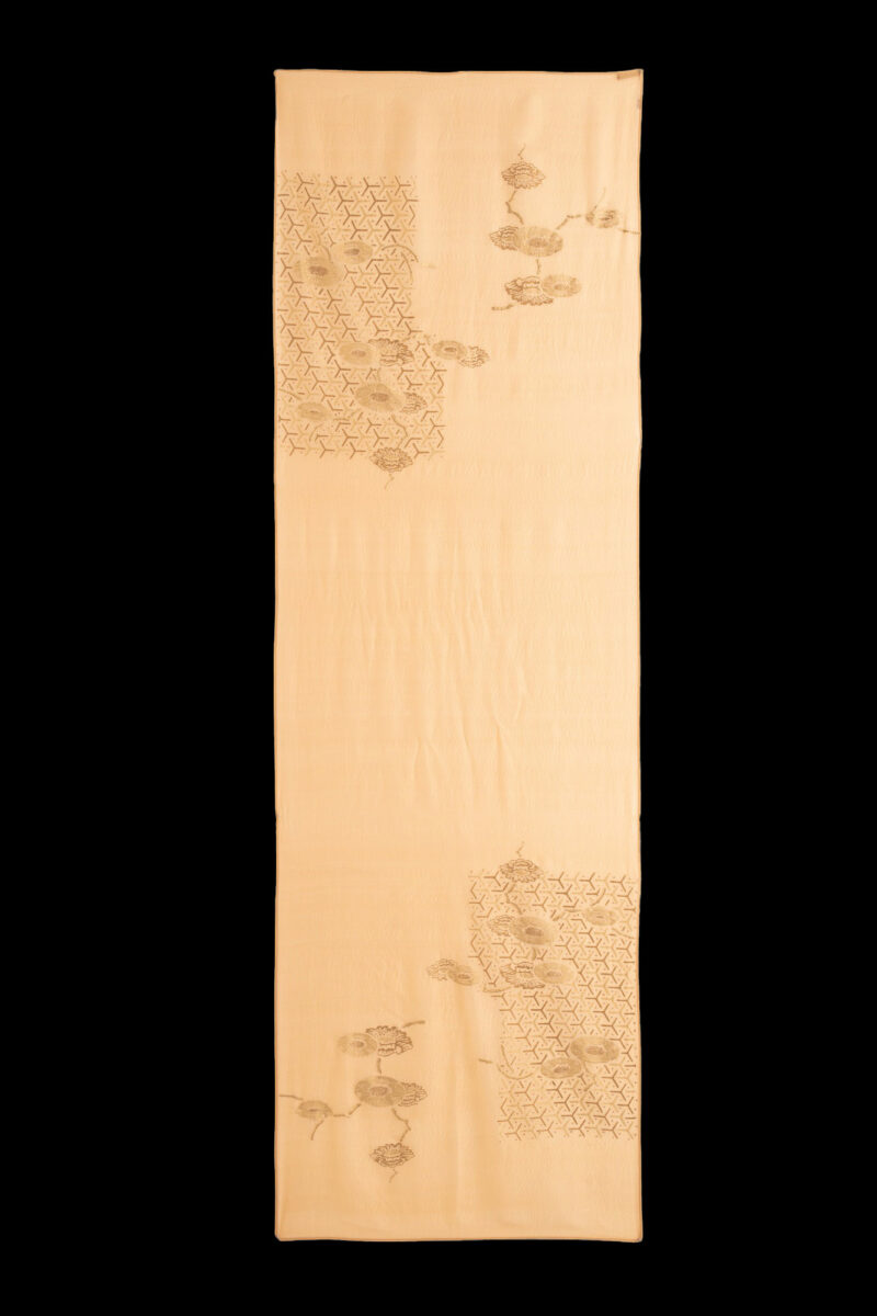 Sciarpa in Crepe Georgette | Japan Biscotto chiaro